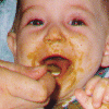 Claire's messy meal